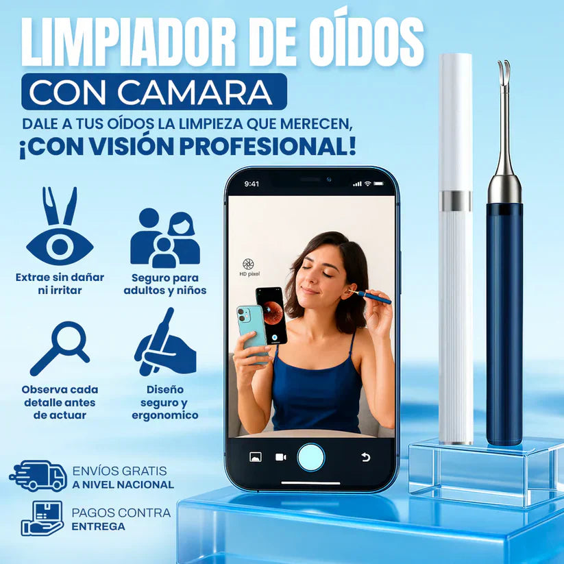 Otocam™ Limpieza de Oídos Inteligente